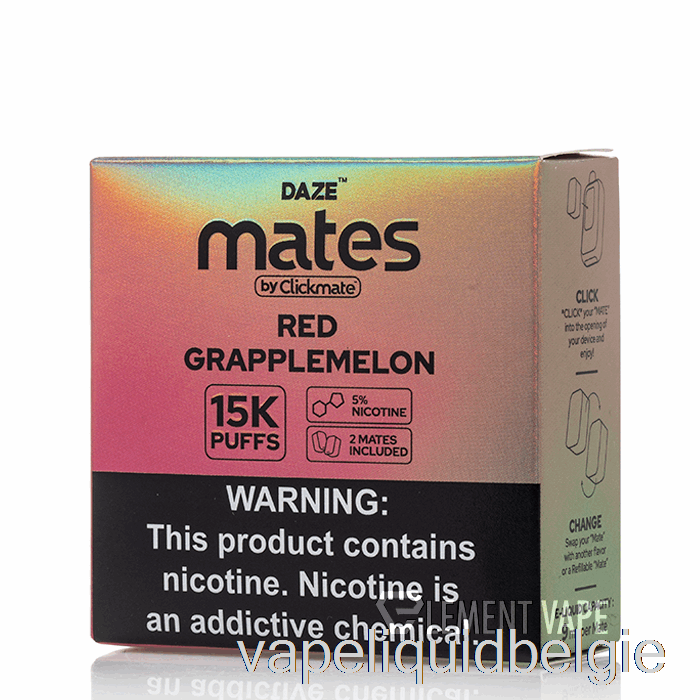 Vape-vloeistof 7 Daze Mate-peulen Rode Grapplemelon